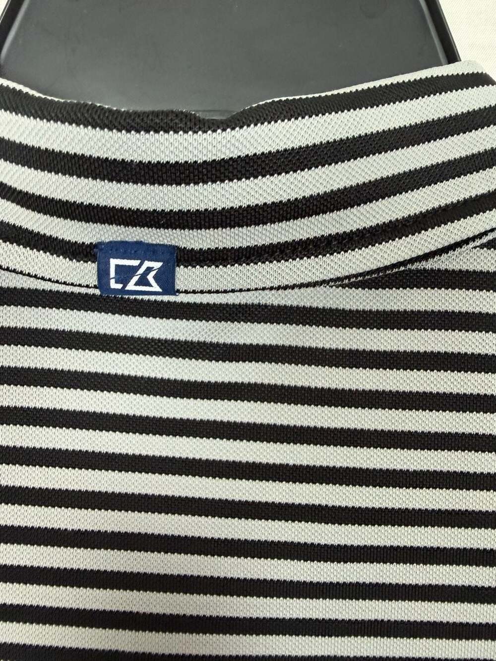 Cutter & Buck Men's Striped Performance Golf Polo Shirt Size XL - Picture 5 of 7
